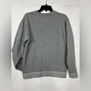 lululemon athletica Crewneck Sweater in Gray with Lululemon hem band.
